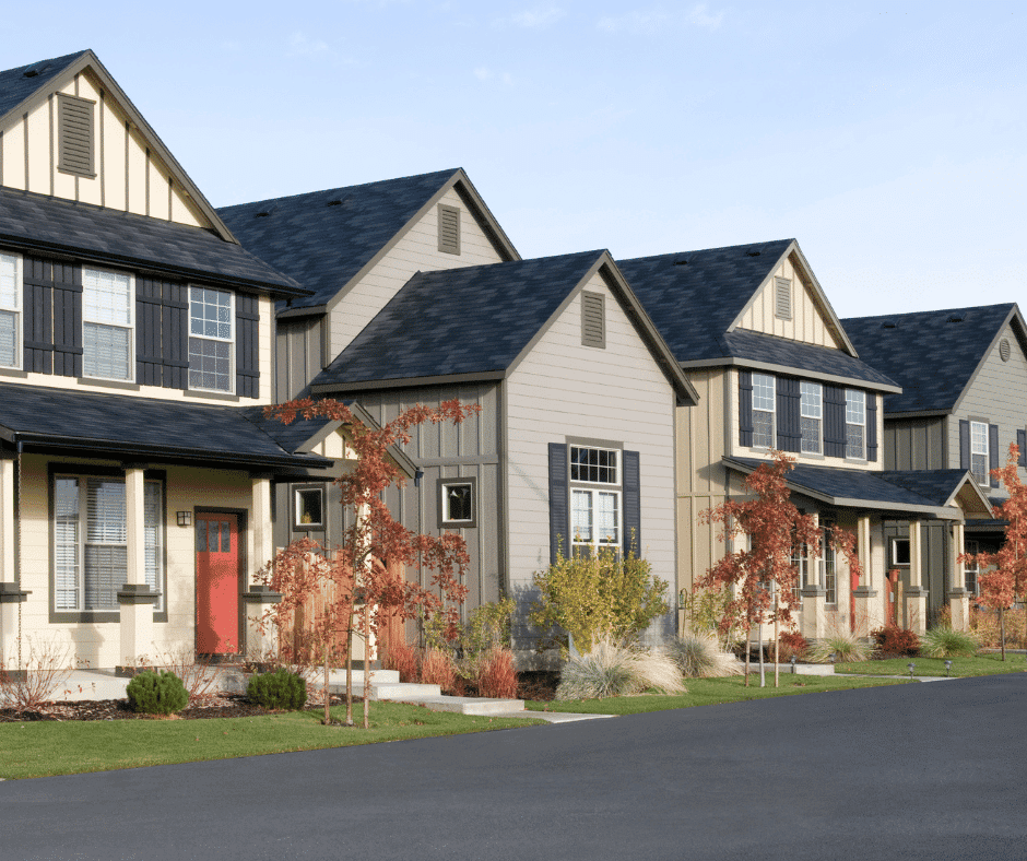 Housing in an urban area