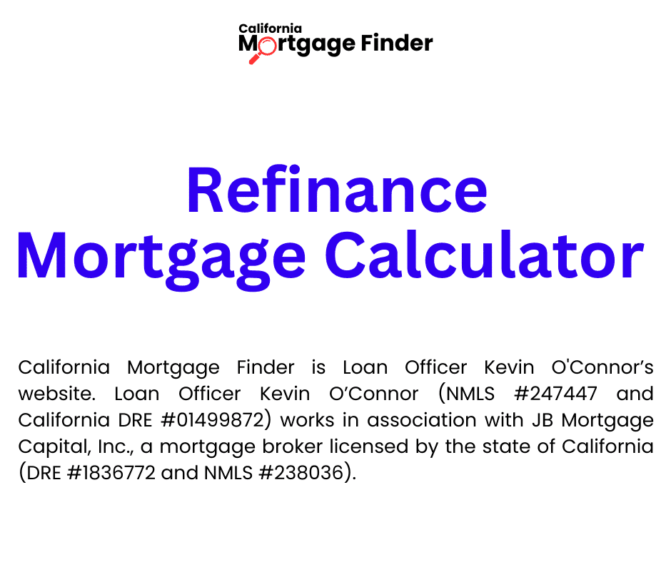 Refinance Mortgage Calculator Promo Card